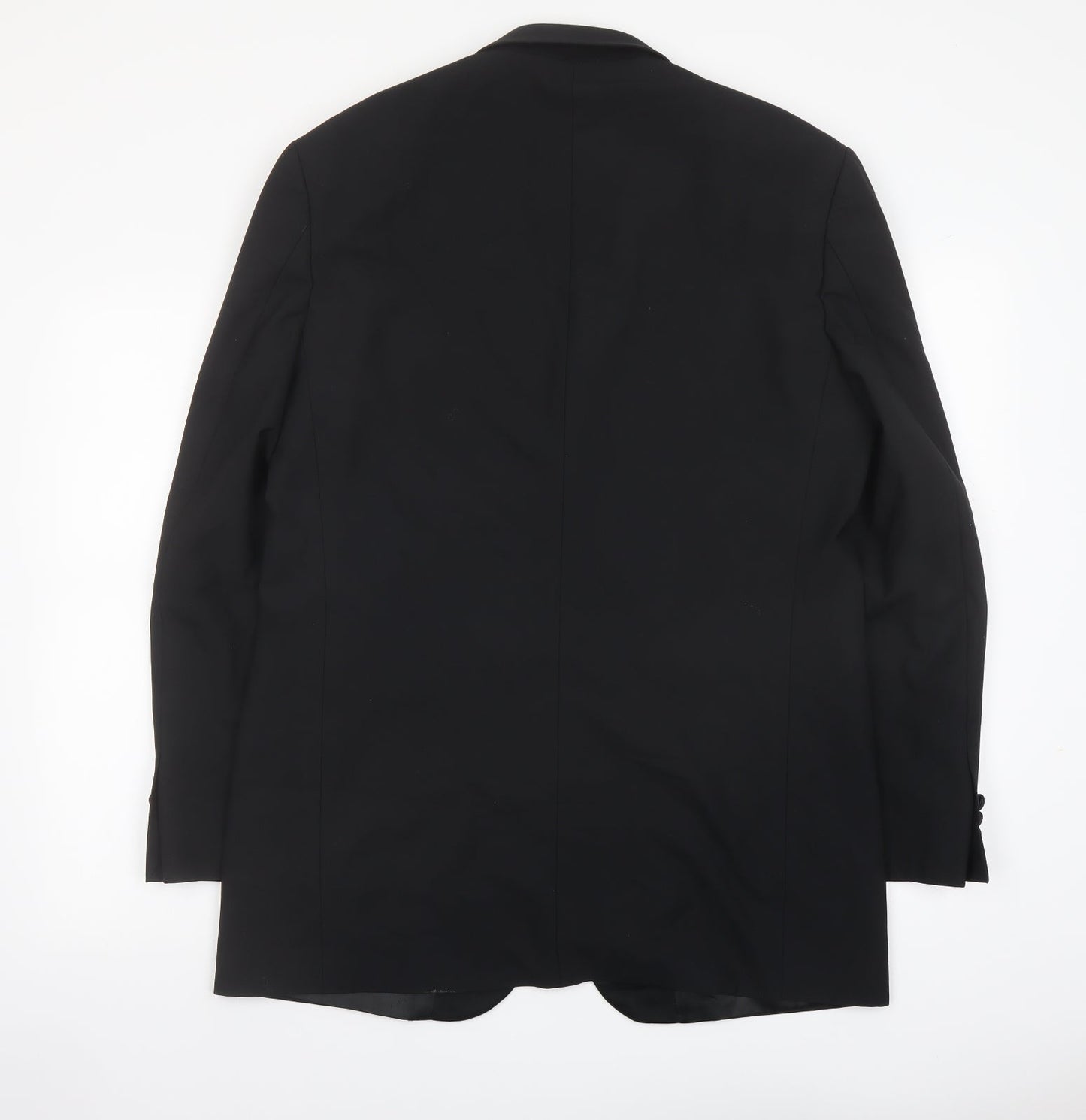 Mens UK Size 40 Marks and Spencer Regular Black Suit Tuxedo