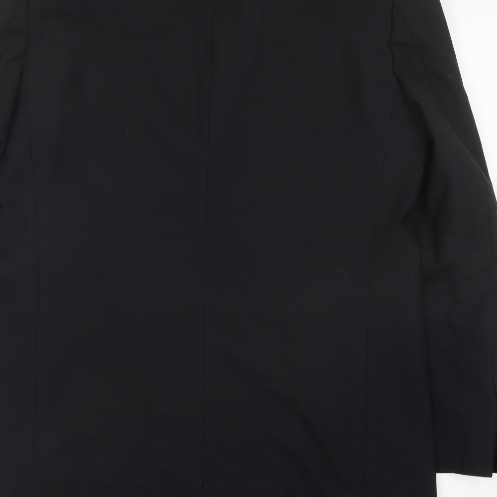 Mens UK Size 40 Marks and Spencer Regular Black Suit Tuxedo