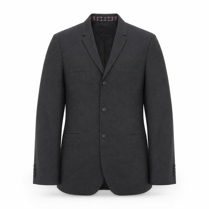H&M Mens Grey Polyester Jacket Suit Jacket Size 42 Regular