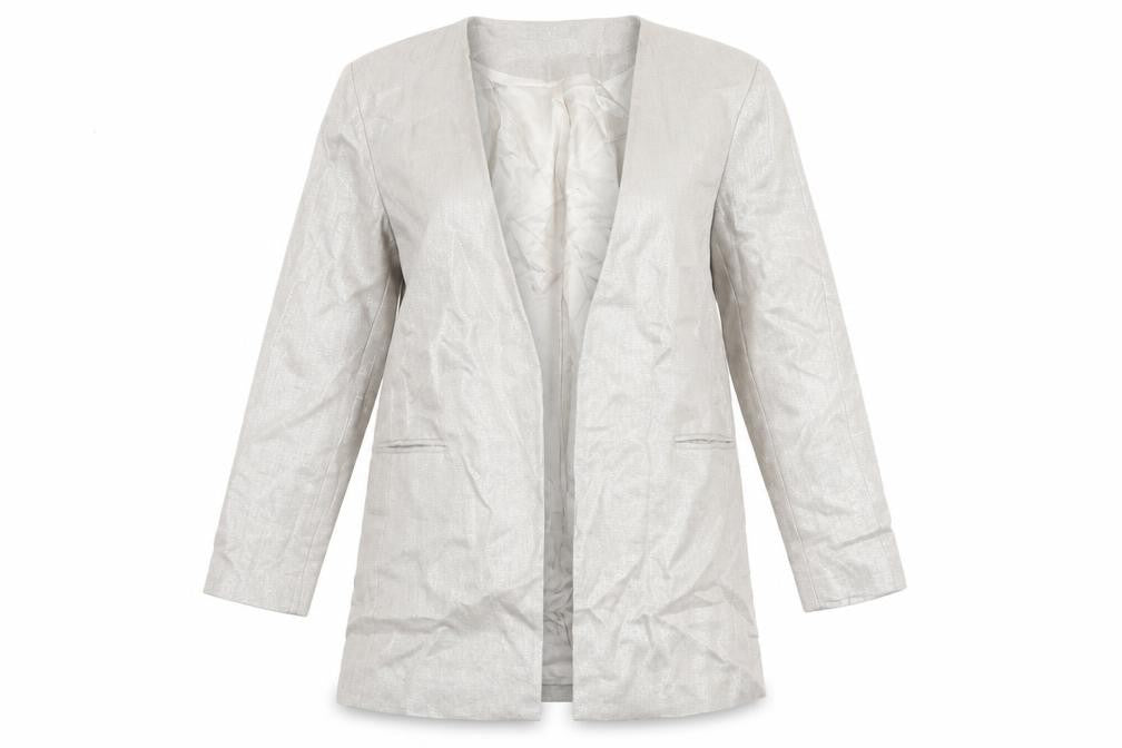 Womens UK Size L Zara Beige Jacket