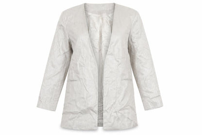 Womens UK Size L Zara Beige Jacket