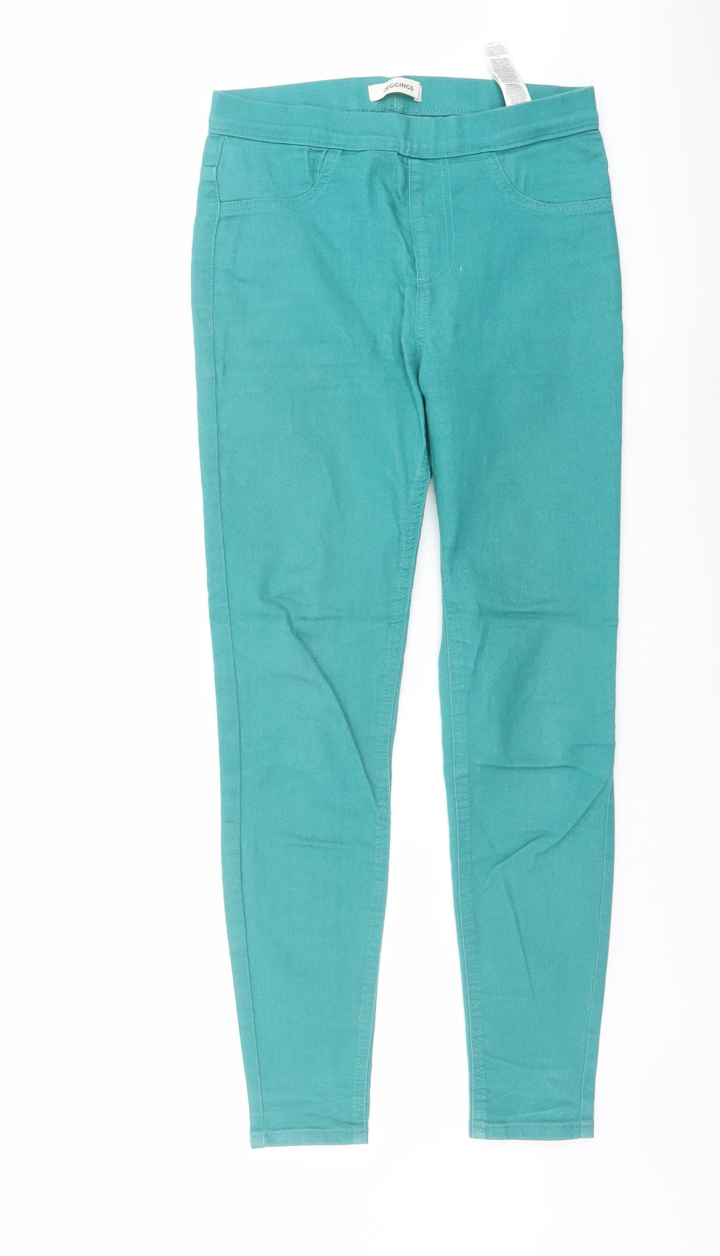 Womens UK Size 8 Marks and Spencer Regular Fit Jegging Green Jeans