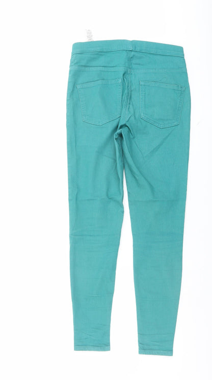 Womens UK Size 8 Marks and Spencer Regular Fit Jegging Green Jeans
