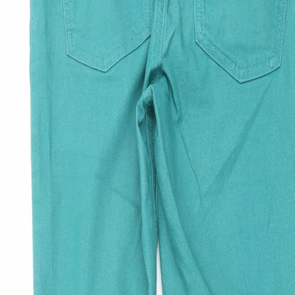 Womens UK Size 8 Marks and Spencer Regular Fit Jegging Green Jeans