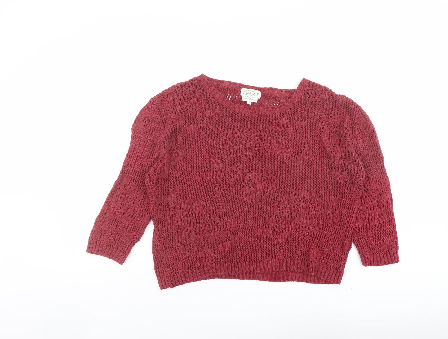 Womens UK Size 6 NEXT Pink Pullover Jumper