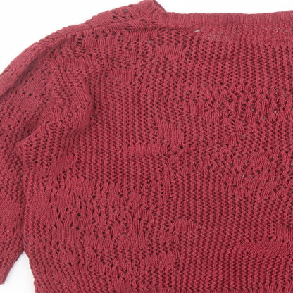 Womens UK Size 6 NEXT Pink Pullover Jumper