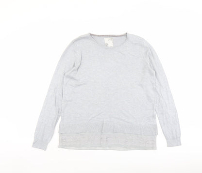 Womens UK Size 12 RJR.John Rocha Blue Pullover Jumper