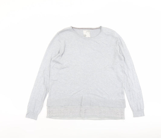 Womens UK Size 12 RJR.John Rocha Blue Pullover Jumper