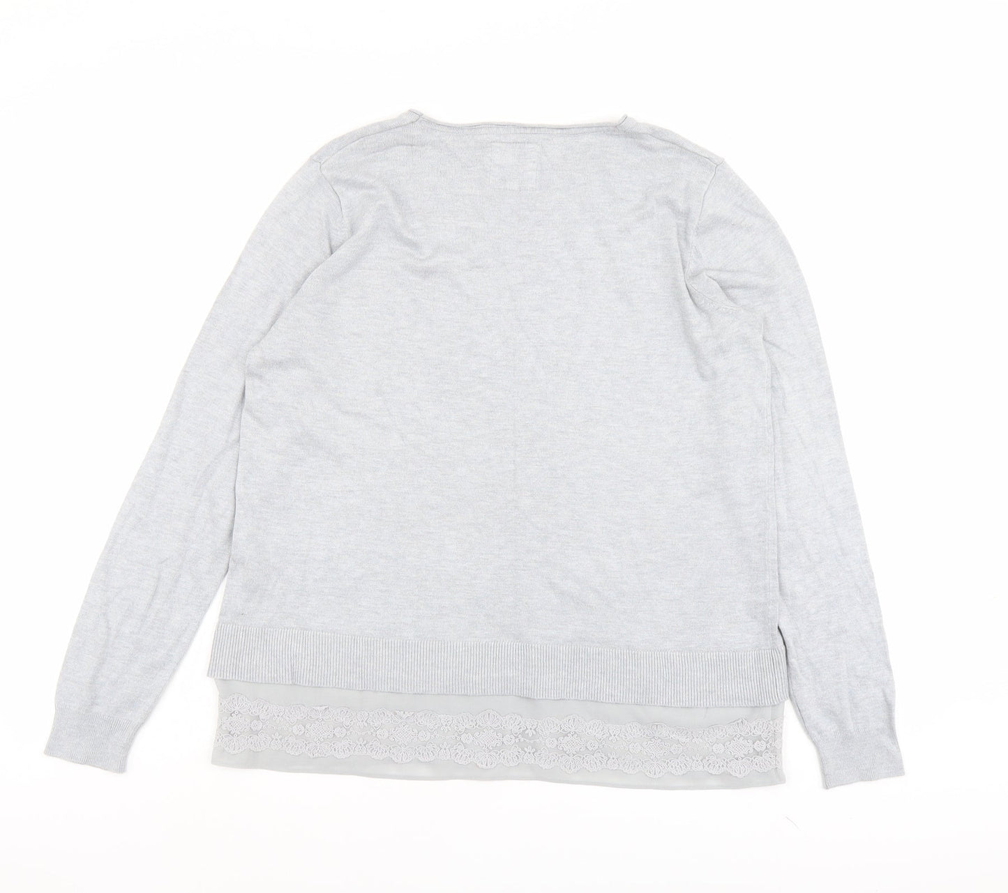 Womens UK Size 12 RJR.John Rocha Blue Pullover Jumper