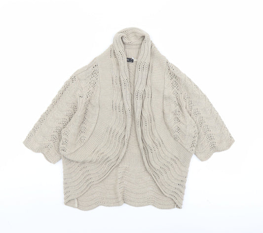 Womens UK Size S M&Co Beige Cardigan Jumper