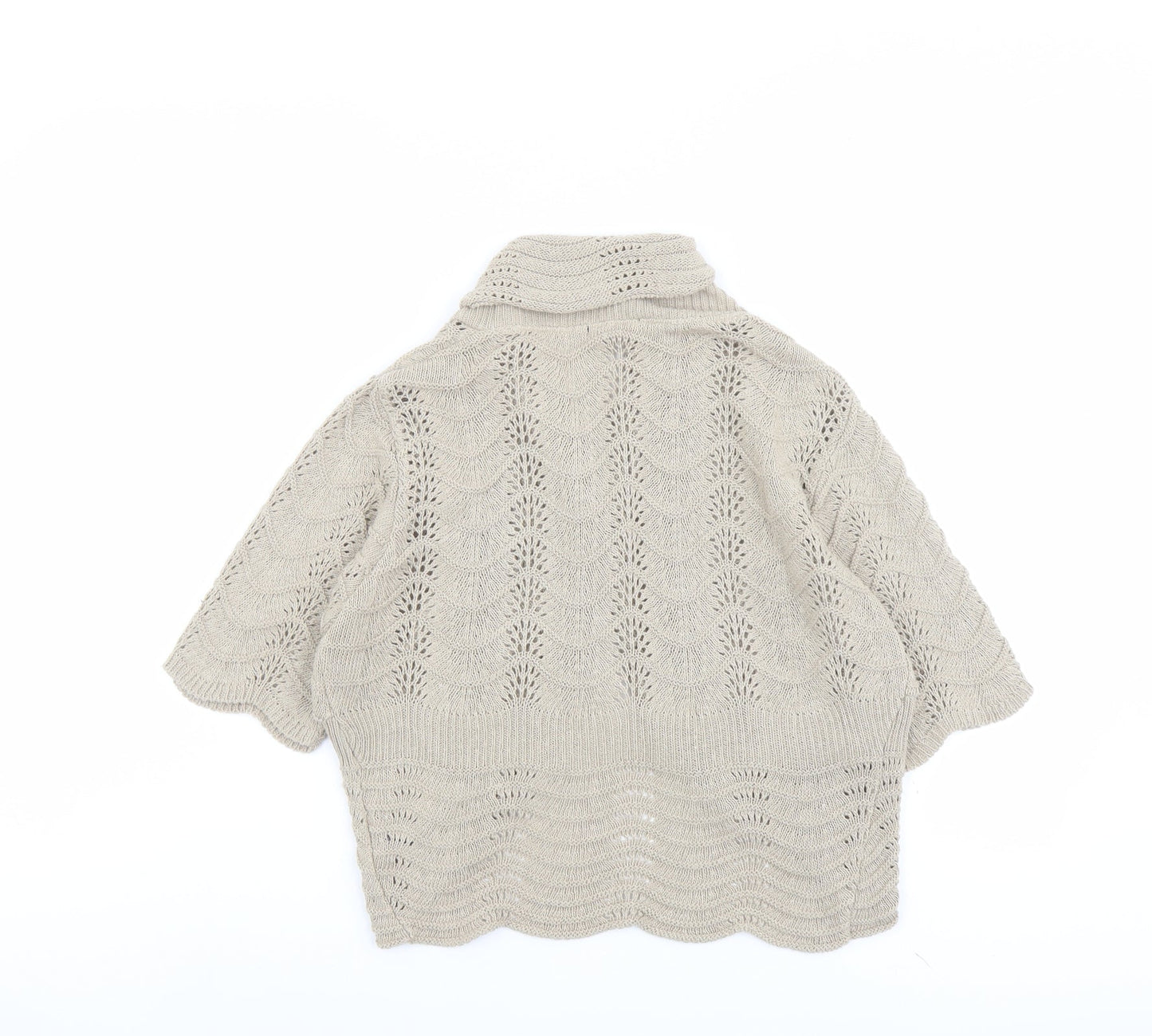 Womens UK Size S M&Co Beige Cardigan Jumper