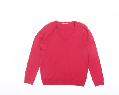 Womens UK Size 10 Marks and Spencer Pink Pullover Jumper