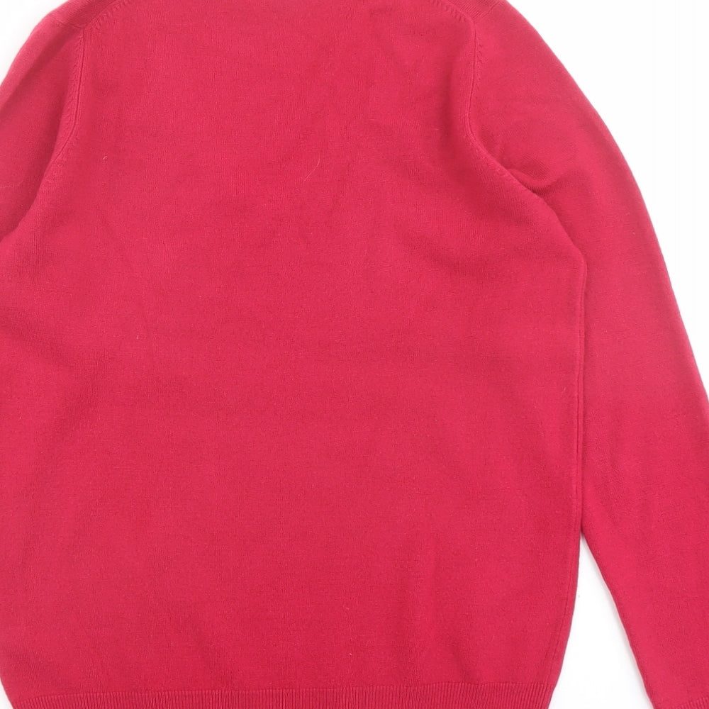 Womens UK Size 10 Marks and Spencer Pink Pullover Jumper