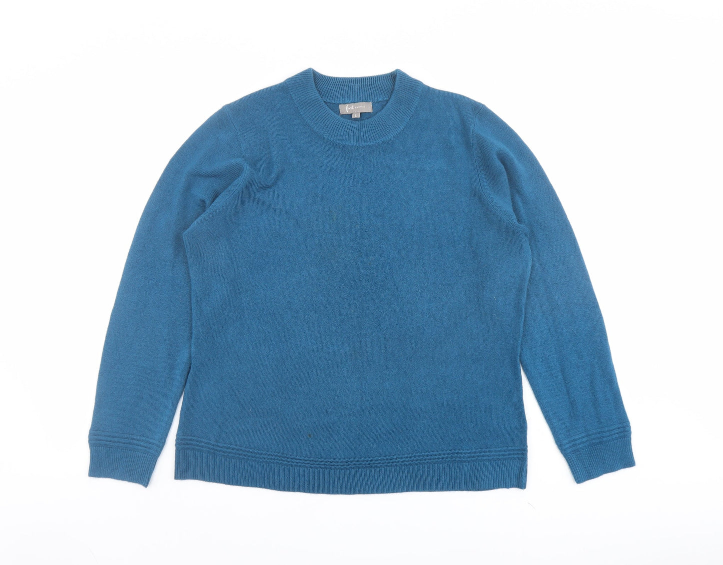Womens UK Size L First Avenue Blue Pullover Jumper