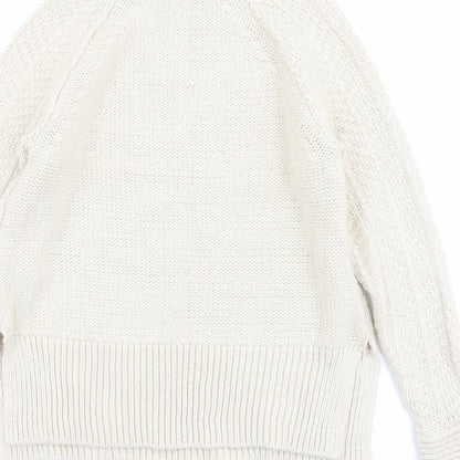 Womens UK Size XS H&M Ivory Pullover Jumper