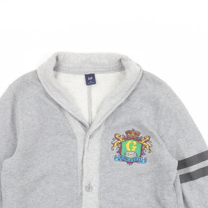 Mens UK Size M Gap Grey Cardigan Sweatshirt