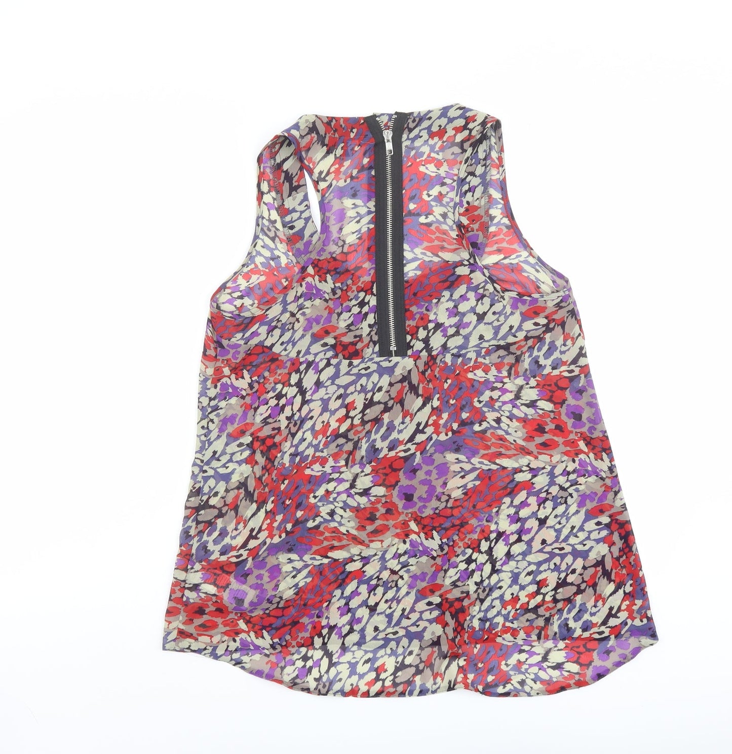 Womens UK Size 10 New Look Multicoloured Basic Tank
