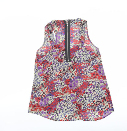 Womens UK Size 10 New Look Multicoloured Basic Tank