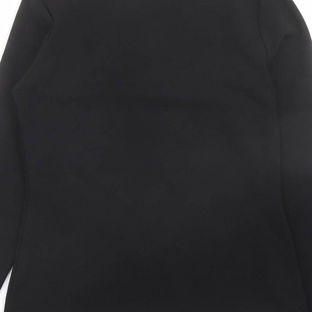 Womens UK Size M H&M Black Basic T-Shirt