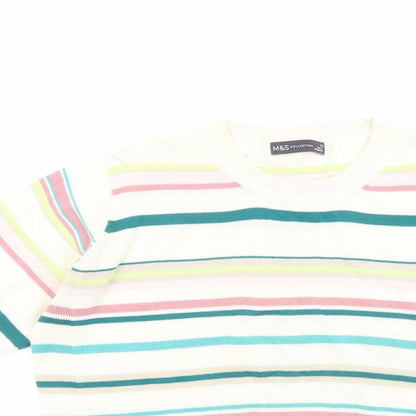 Womens UK Size 14 Marks and Spencer Multicoloured Pullover Jumper