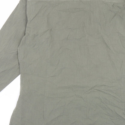 Mens UK Size S Mexx Green  Button-Up Long Sleeve Casual Shirt