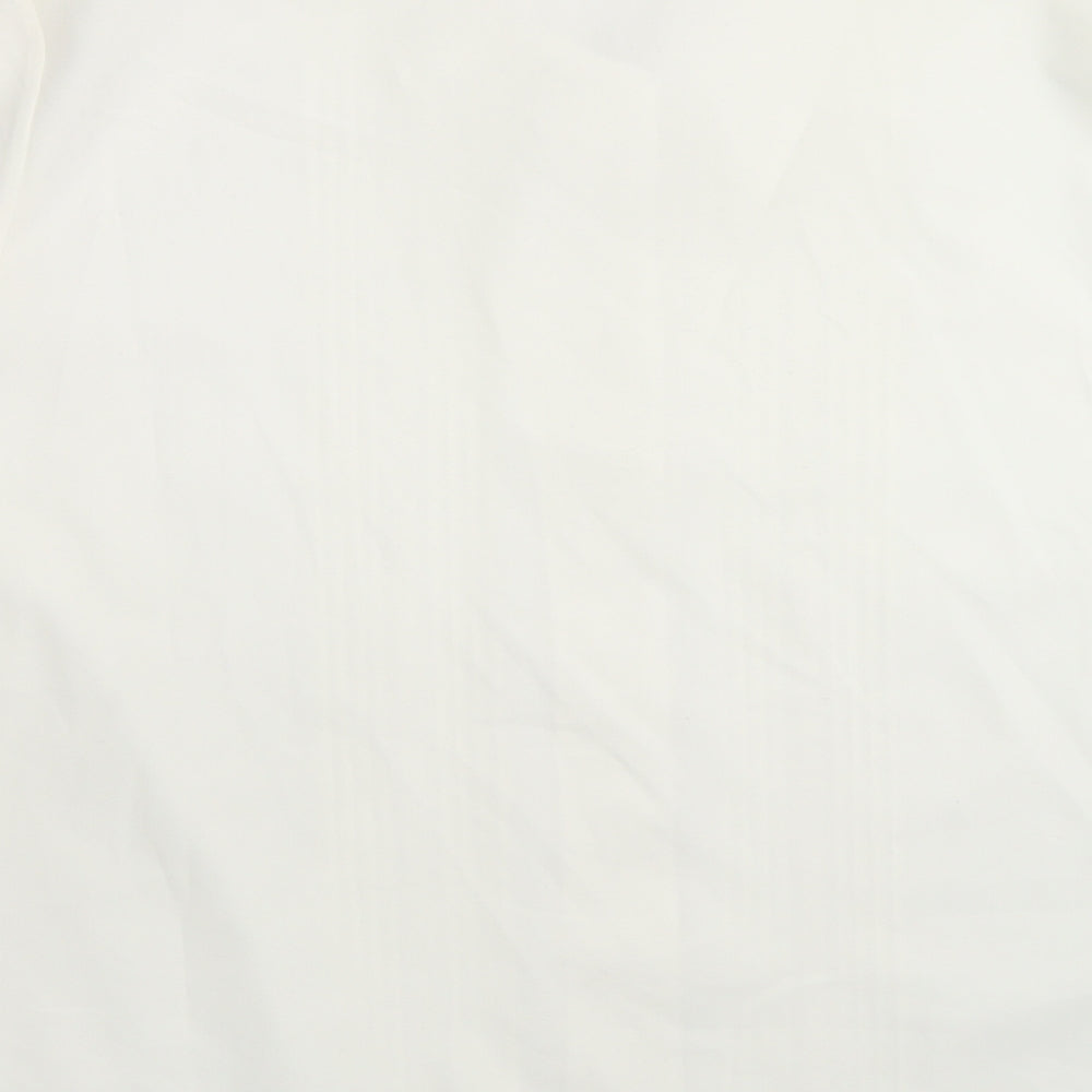Womens UK Size 16 St Michael White Basic Button-Up