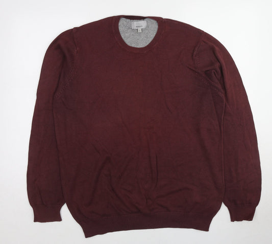 Womens UK Size L Marks and Spencer Red Pullover Jumper