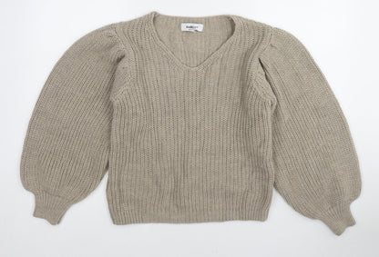 Womens UK Size S Isabella D. Beige Pullover Jumper