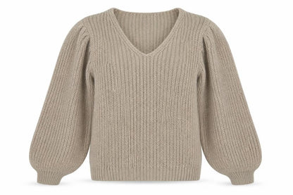 Womens UK Size S Isabella D. Beige Pullover Jumper