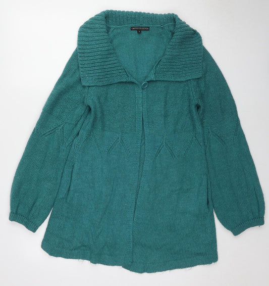 Womens UK Size 12 Marks and Spencer Blue Cardigan Jumper