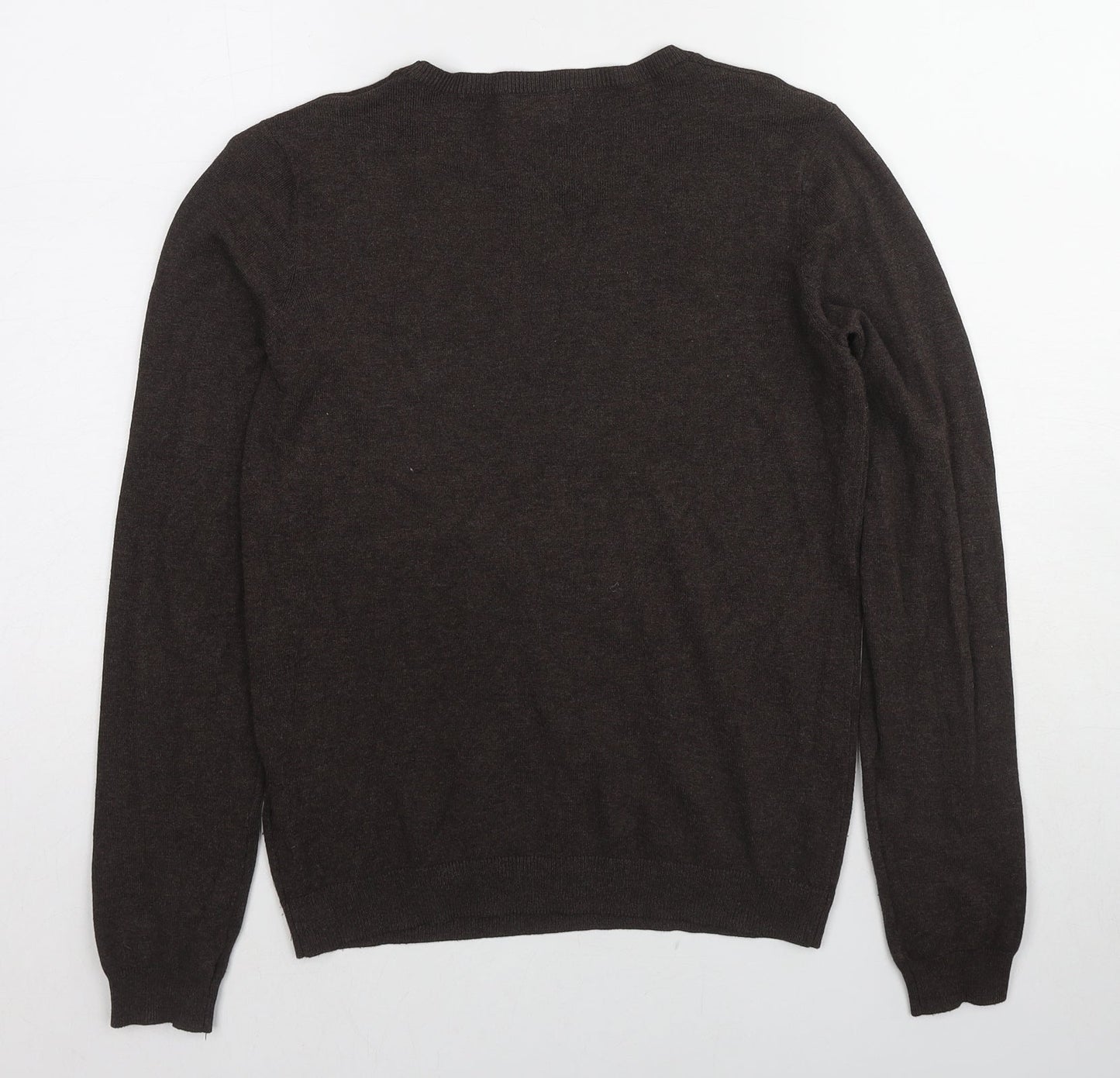 Womens UK Size S H&M Brown Pullover Jumper