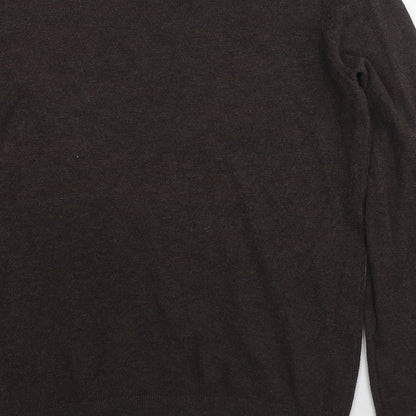 Womens UK Size S H&M Brown Pullover Jumper