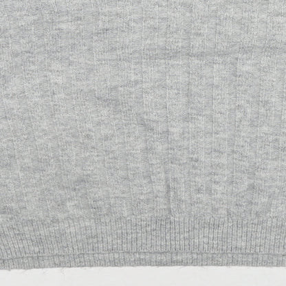 Womens UK Size 12 Topshop Grey Pullover Jumper