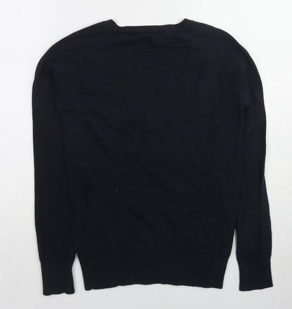Womens UK Size L Zara Blue Pullover Jumper