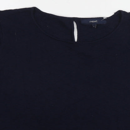 Womens UK Size 18 Marks and Spencer Blue Basic T-Shirt