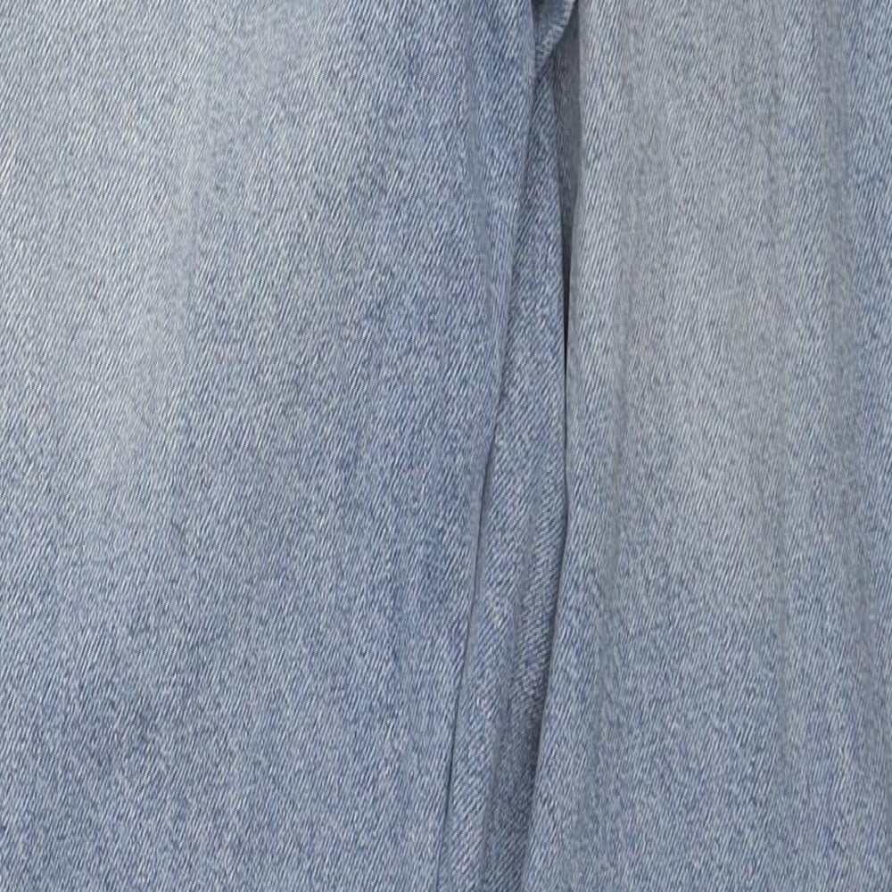 Womens UK Size 28 in H&M Regular Fit Straight Blue Jeans