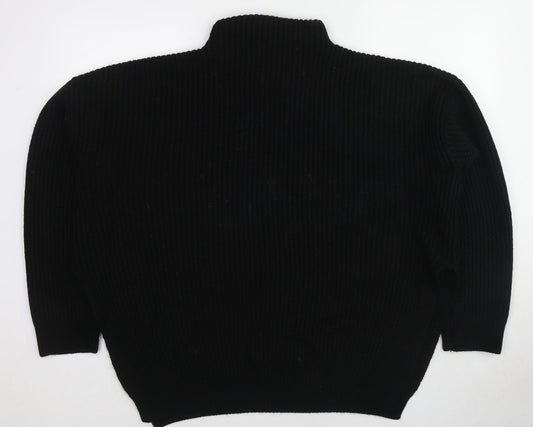 Womens UK Size XL PRETTYLITTLETHING Black Pullover Jumper