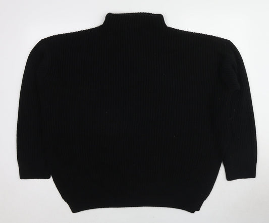 Womens UK Size XL PRETTYLITTLETHING Black Pullover Jumper