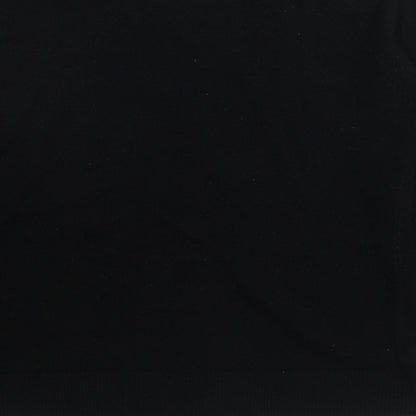 Ella J. Womens Black Round Neck Polyester Cardigan Jumper Size S