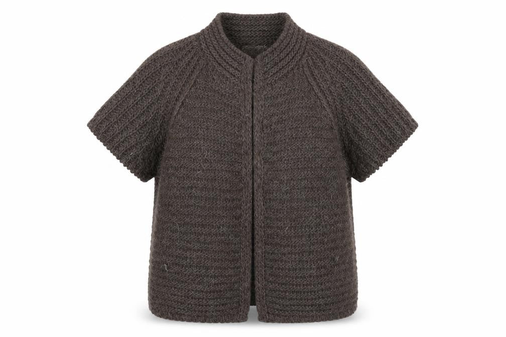 Womens UK Size 14 Oui Brown Cardigan Jumper