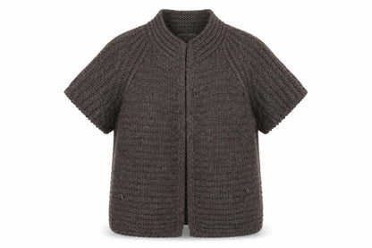 Womens UK Size 14 Oui Brown Cardigan Jumper