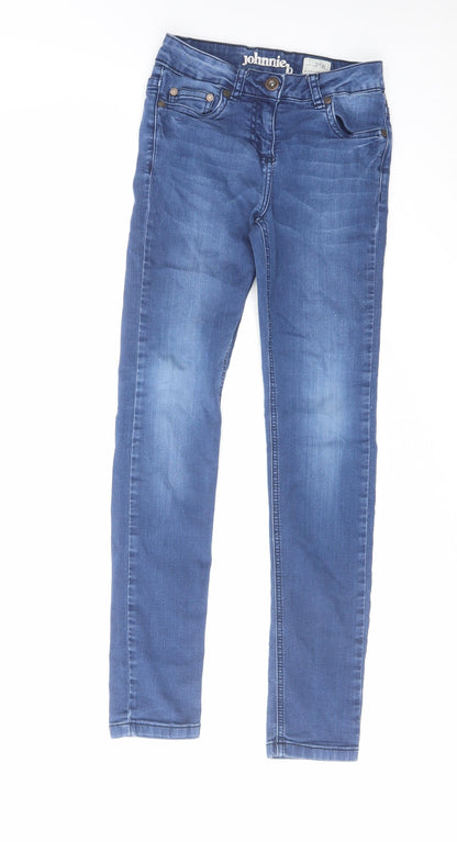 Womens UK Size 24 in Johnnie B Regular Fit Skinny Blue Jeans