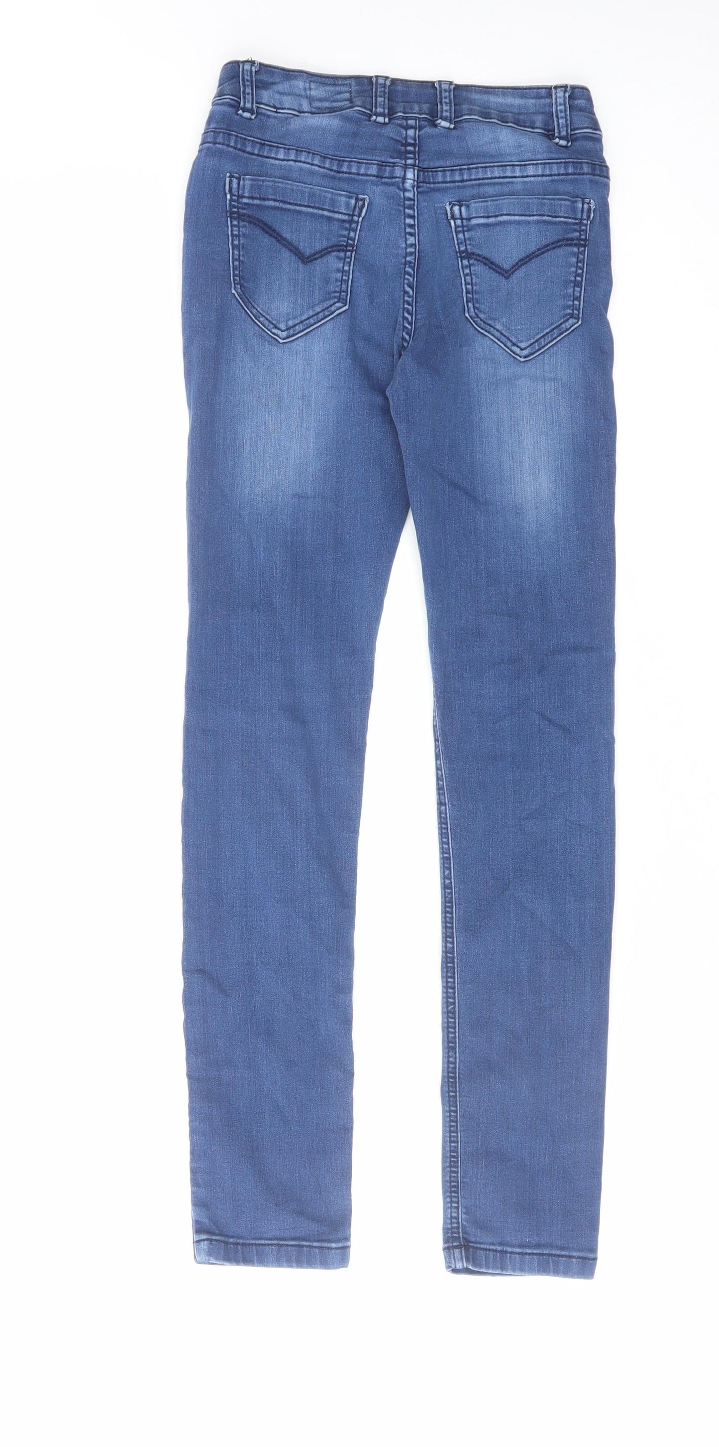 Womens UK Size 24 in Johnnie B Regular Fit Skinny Blue Jeans