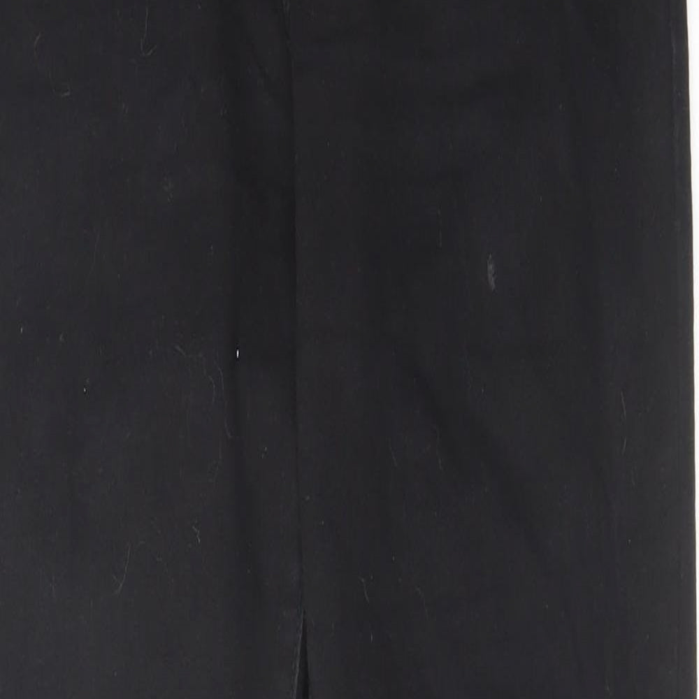 Denim & Co. Womens Black Cotton Skinny Jeans Size 8 L29 in Regular Zip