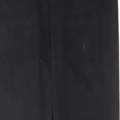 Denim & Co. Womens Black Cotton Skinny Jeans Size 8 L29 in Regular Zip
