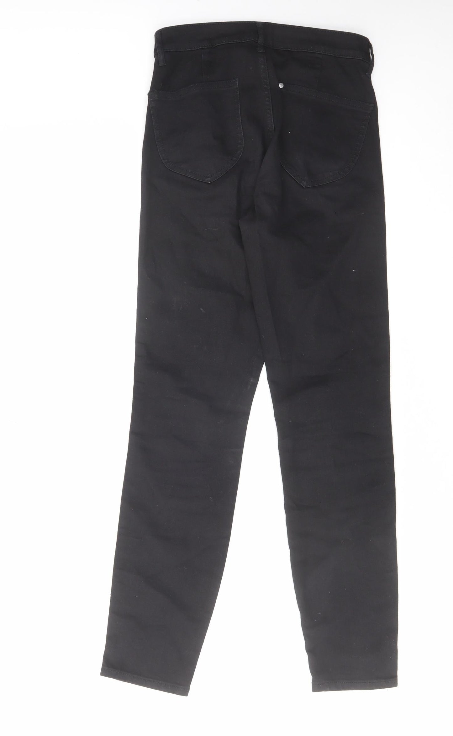 Womens UK Size 25 in H&M Regular Fit Skinny Black Jeans