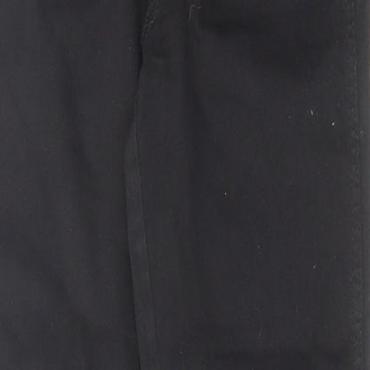 Womens UK Size 25 in H&M Regular Fit Skinny Black Jeans