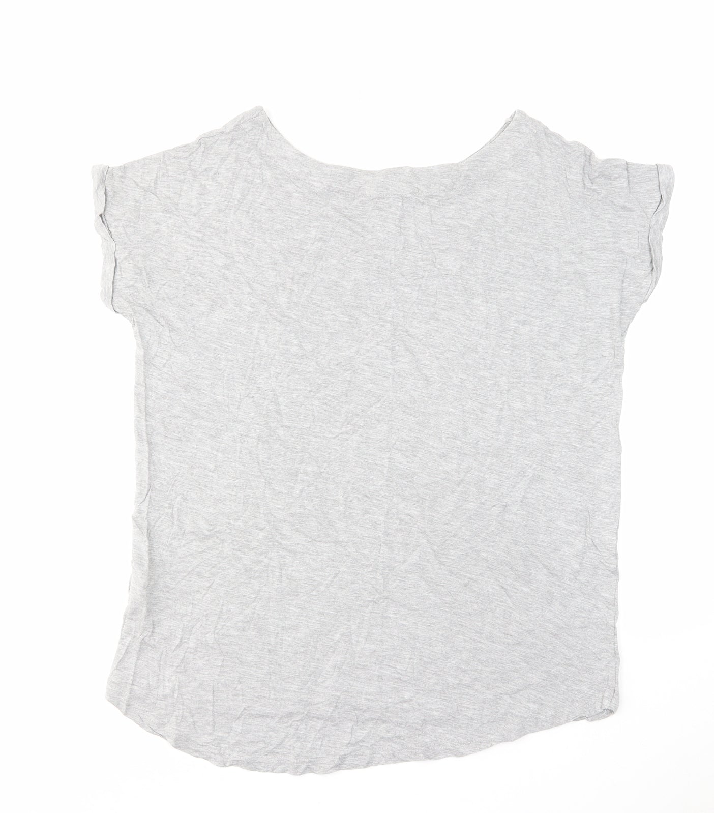 Womens UK Size 10 NEXT Grey Basic T-Shirt