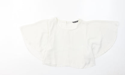 Womens UK Size 6 Select White Basic Blouse