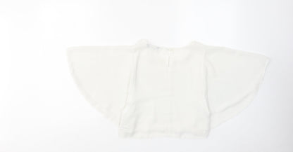 Womens UK Size 6 Select White Basic Blouse